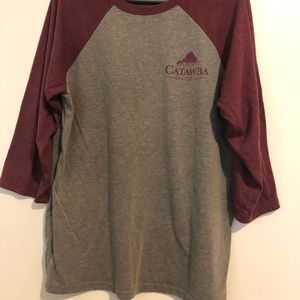 Catawba Brewing 3/4 Length Baseball Tee